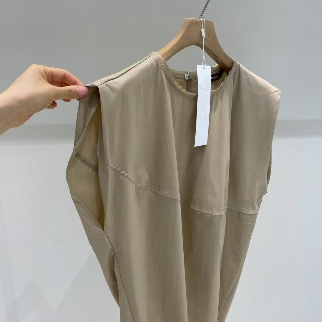韓國直送Asymmetrical Slit Shirt