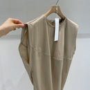 韓國直送Asymmetrical Slit Shirt