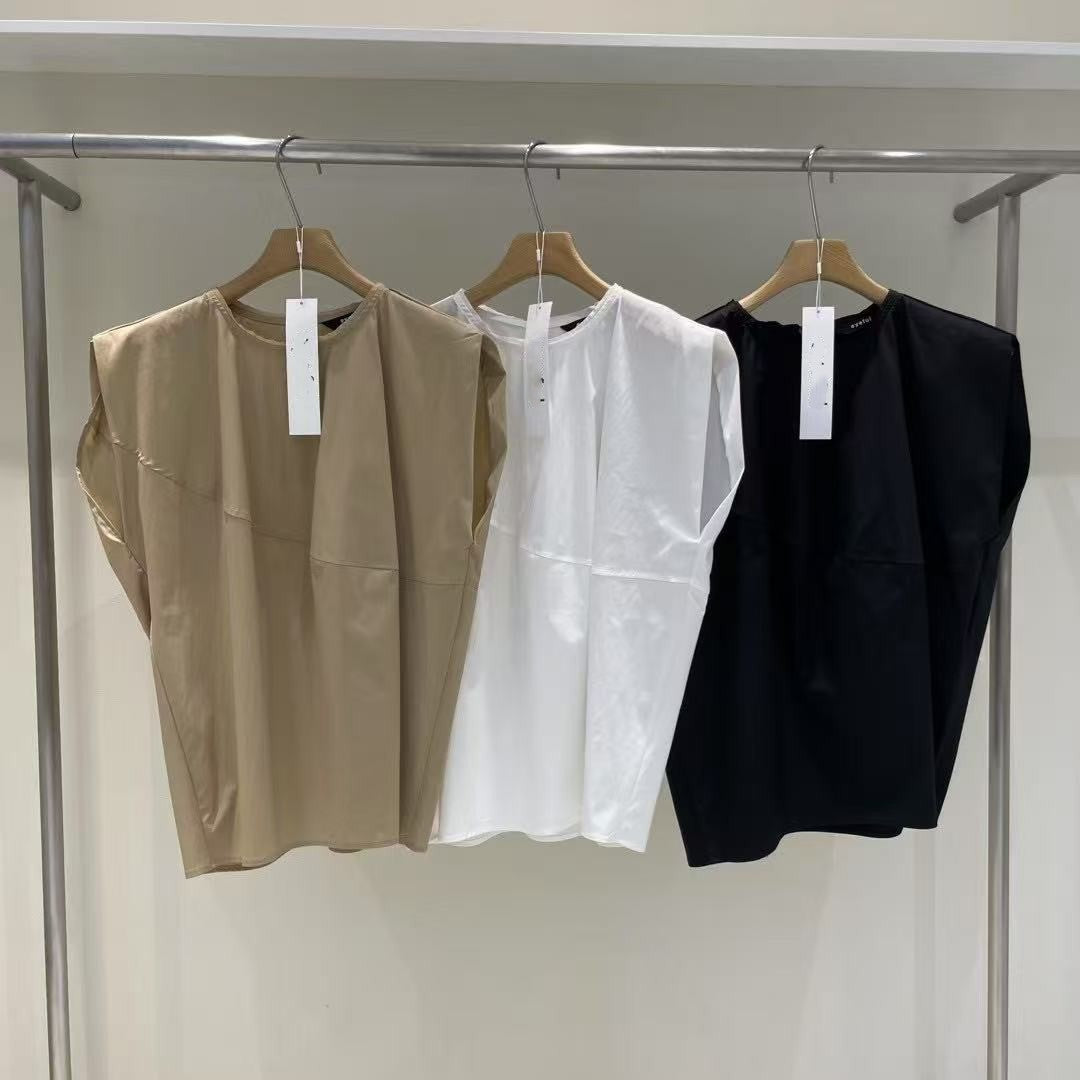 韓國直送Asymmetrical Slit Shirt