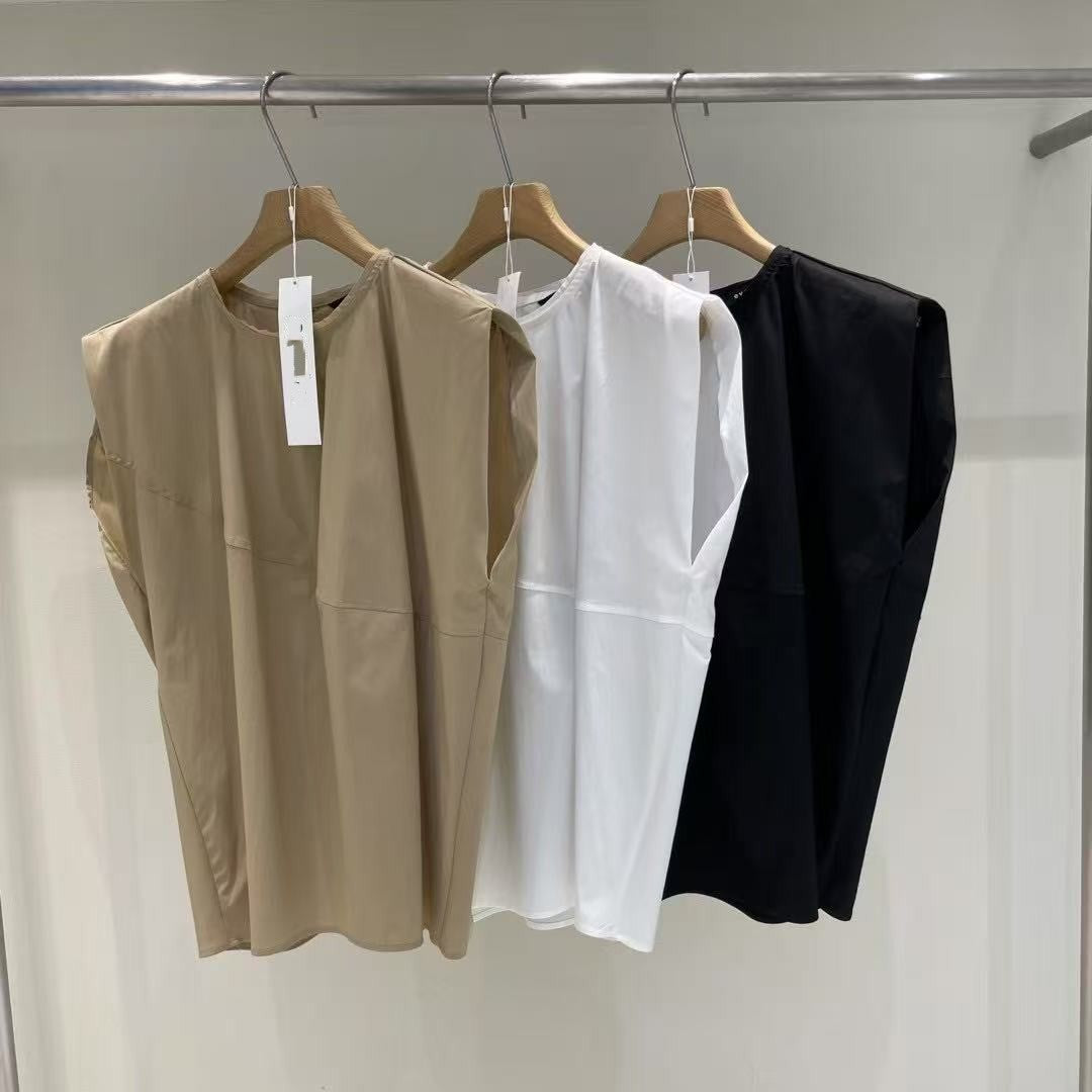 韓國直送Asymmetrical Slit Shirt