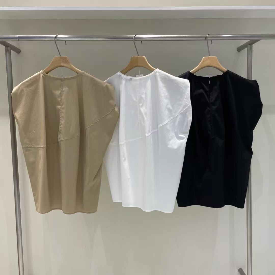 韓國直送Asymmetrical Slit Shirt
