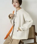日本直送FREAK'S STORE Back Color Snap Knit Cardigan