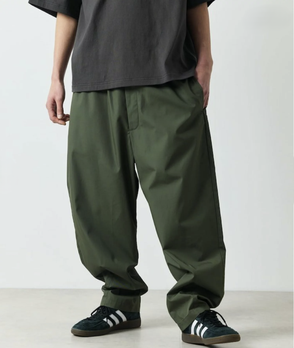 日本直送FREAK'S STORE Wide Silhouette Ankle Tuck Chef Pants