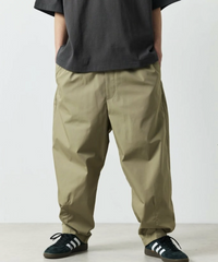 日本直送FREAK'S STORE Wide Silhouette Ankle Tuck Chef Pants