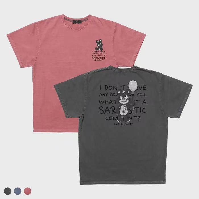 [ATW] No Advice Pigment Short Sleeve Tee HLY & CHOCCICO