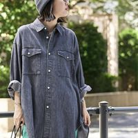 日本直送Denim Western Big Shirt