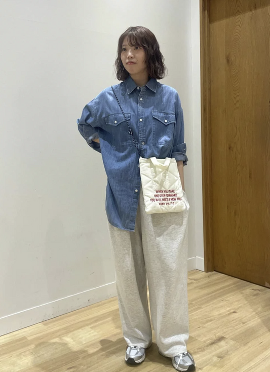 日本直送 Logo Embroidery Geometric Pattern Quilted 2way Shoulder Bag