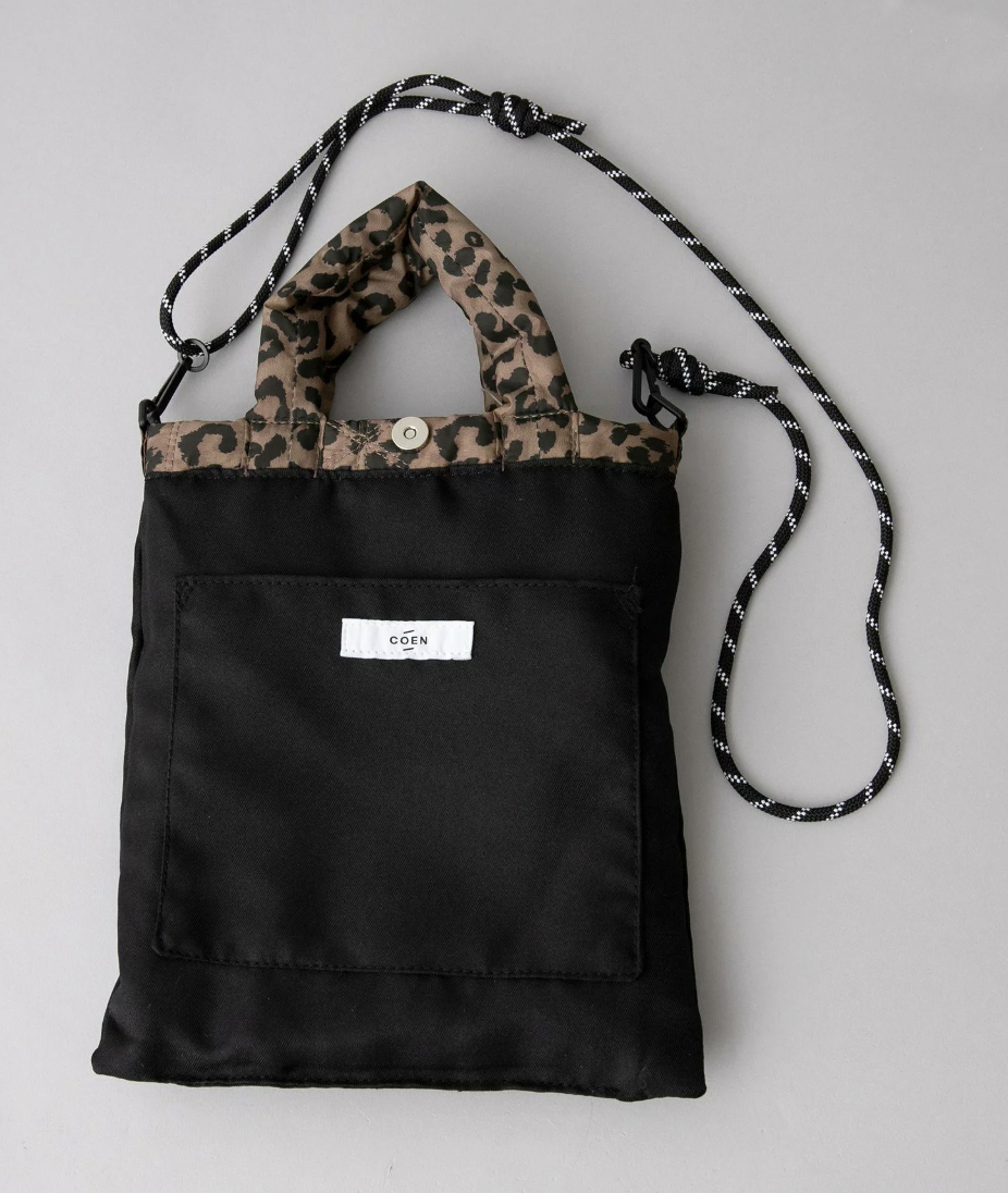 日本直送 Logo Embroidery Geometric Pattern Quilted 2way Shoulder Bag