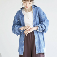 日本直送Denim Western Big Shirt