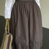 韓國直送Essential Layered Sweat／ Silk Flow Skirt