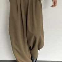韓國直送Casual Polo Tee／ Chic Pleated Trousers