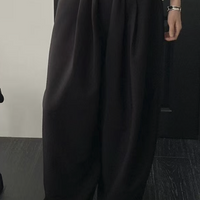 韓國直送Casual Polo Tee／ Chic Pleated Trousers
