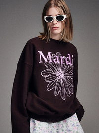 Mardi Sweatshirt Flowermardi Needlework - HLY & CHOCCICO
