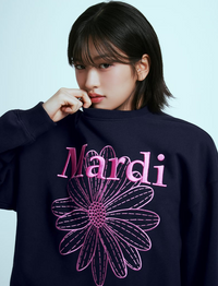 Mardi Sweatshirt Flowermardi Needlework - HLY & CHOCCICO