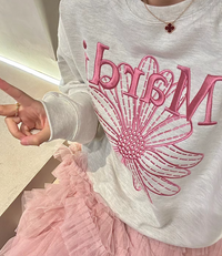 Mardi Sweatshirt Flowermardi Needlework - HLY & CHOCCICO