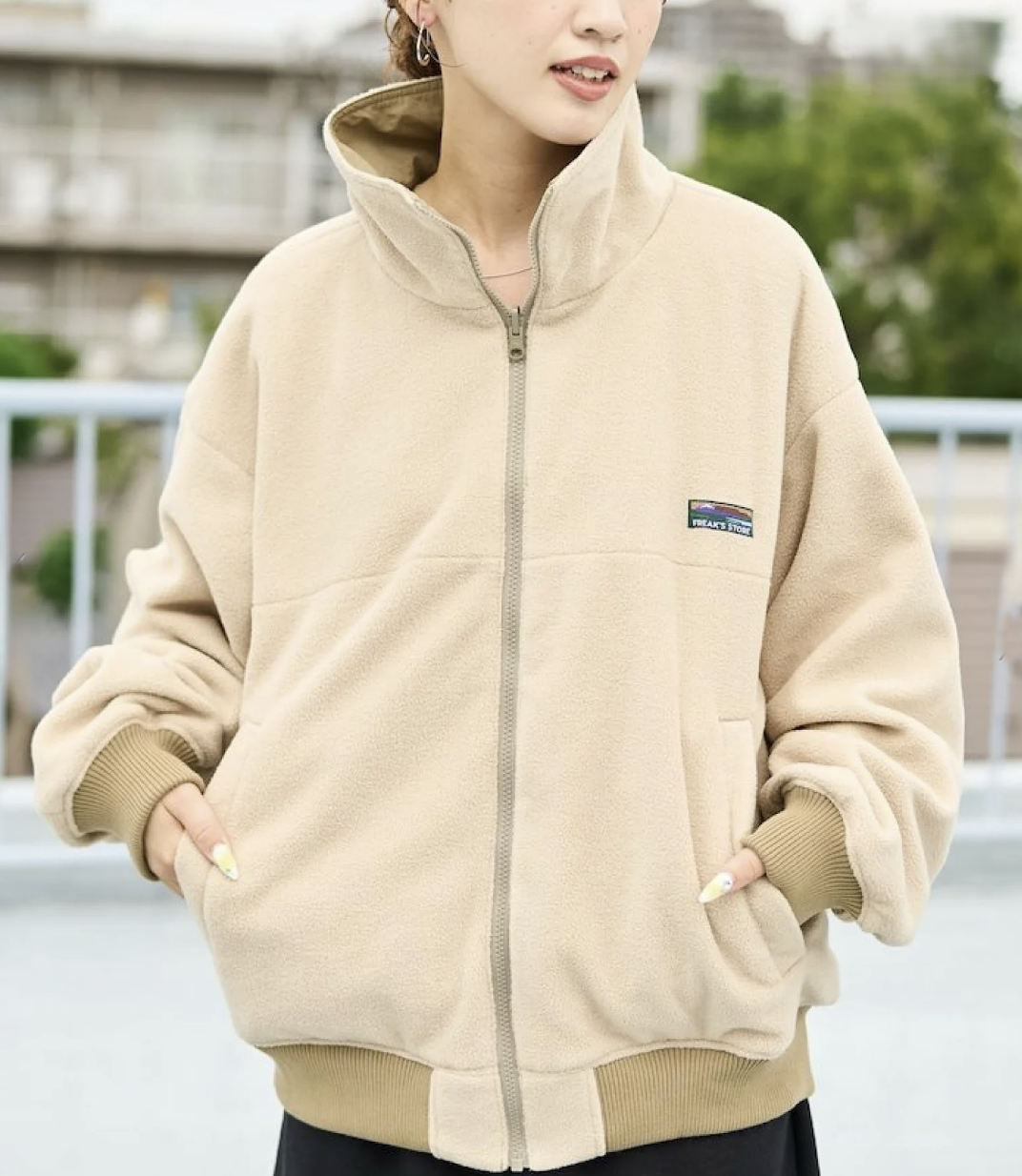 日本直送 25AW[限量版] FREAK'S STORE Outdoors Reversible Stand Collar Blouson