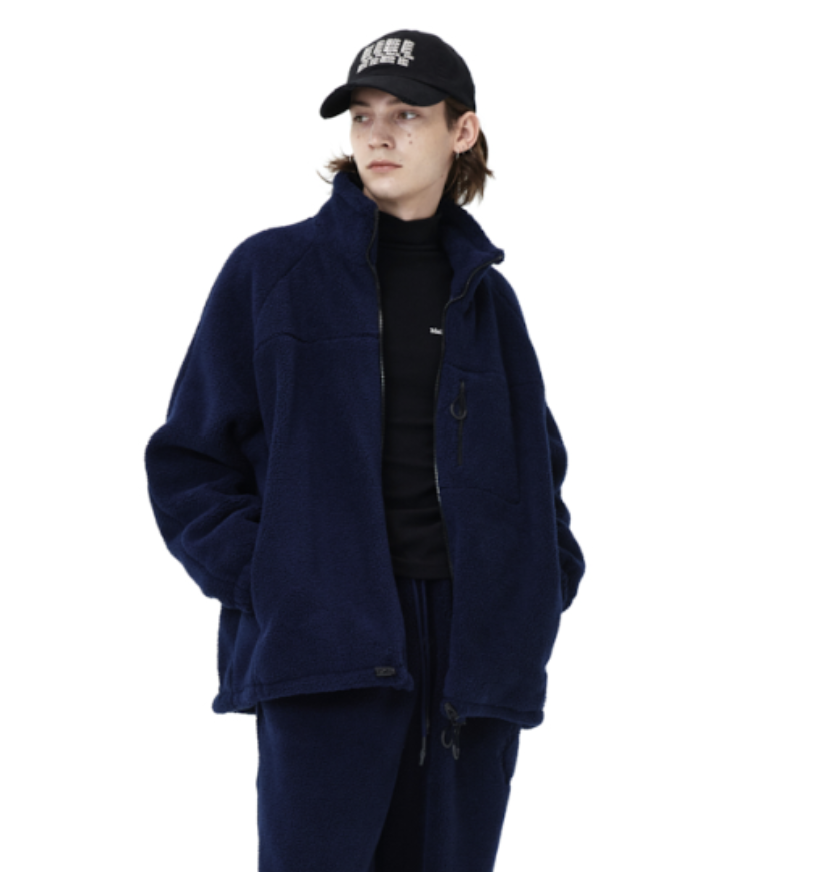 MATIN KIM FLEECE ZIP UP Jacket
