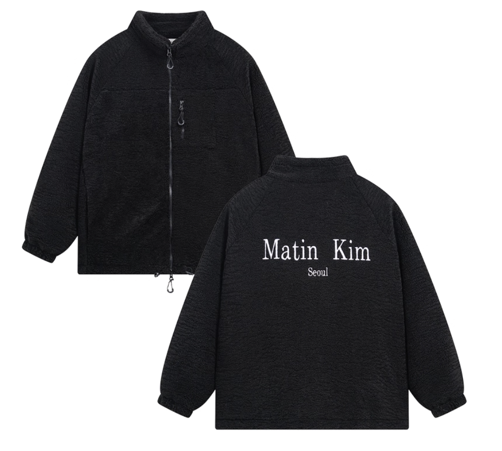 MATIN KIM FLEECE ZIP UP Jacket