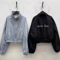MATIN KIM MATIN COATING CROP BLOUSON