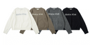 MATIN KIM  COLOR LINE POINT LOGO KNIT PULLOVER - HLY & CHOCCICO