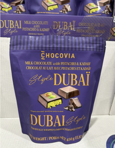Chocovia Dubai Style Milk Chocolate with Pistachio &amp; Kadaif 杜拜風味開心果牛奶朱古力 (450g) - HLY &amp; CHOCCICO
