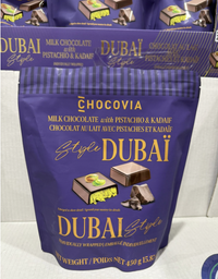 Chocovia Dubai Style Milk Chocolate with Pistachio & Kadaif 杜拜風味開心果牛奶朱古力 (450g) - HLY & CHOCCICO
