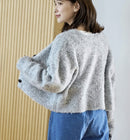 日本直送 Boucle 2-Way Mixed Knit Cardigan - HLY & CHOCCICO