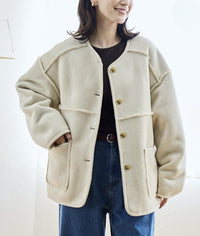 日本直送 Reversible Colorless Corduroy Blouson - HLY & CHOCCICO