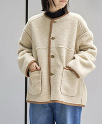 日本直送 Reversible Colorless Corduroy Blouson - HLY & CHOCCICO