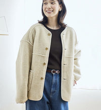 日本直送 Reversible Colorless Corduroy Blouson - HLY & CHOCCICO