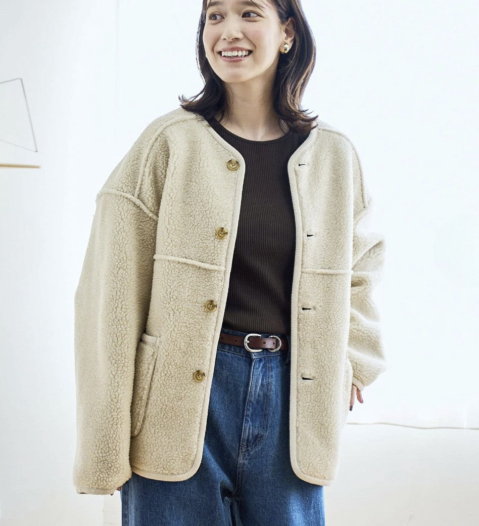 日本直送 Reversible Colorless Corduroy Blouson - HLY & CHOCCICO