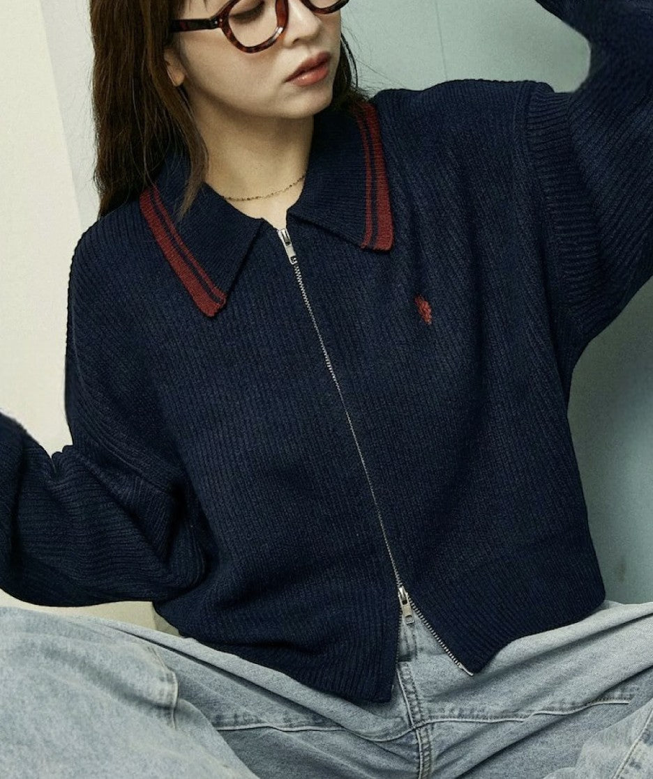 日本直送 限量版 F'S X U.S. POLO ASSN Collar Line Driver's Knit - HLY & CHOCCICO