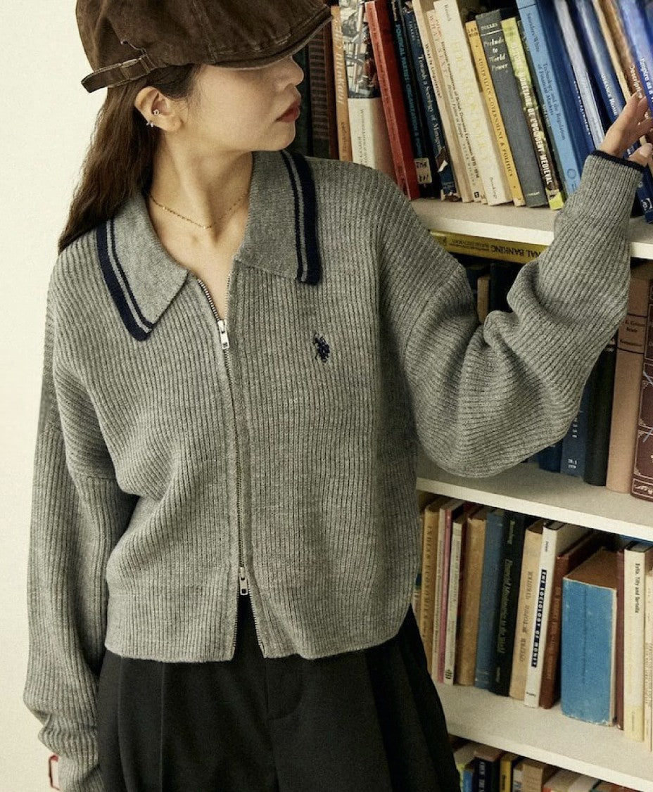 日本直送 限量版 F'S X U.S. POLO ASSN Collar Line Driver's Knit - HLY & CHOCCICO