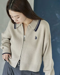 日本直送 限量版 F'S X U.S. POLO ASSN Collar Line Driver's Knit - HLY & CHOCCICO