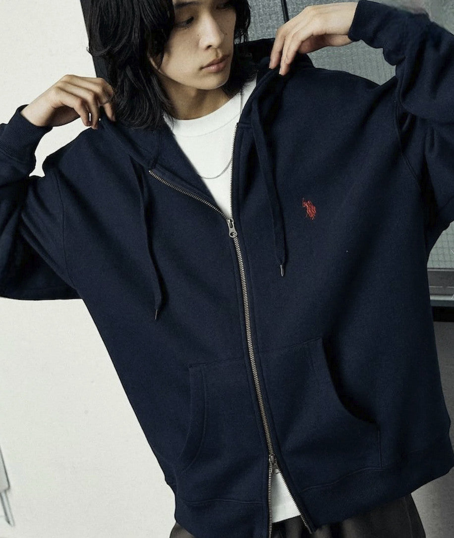 日本直送 U.S. POLO ASSN 25AW Brushed sweatshirt hoodie - HLY & CHOCCICO