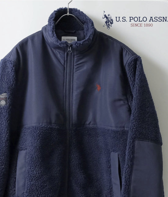 日本直送 U.S. POLO ASSN Boa Fleece Jacket