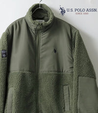 日本直送 U.S. POLO ASSN Boa Fleece Jacket - HLY & CHOCCICO