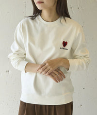 日本直送 U.S. POLO ASSN Heart Embroidery Crew Neck Sweatshirt - HLY & CHOCCICO