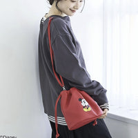 日本直送MICKEY Leather-Like Drawstring Bag - HLY & CHOCCICO