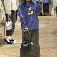 日本直送MICKEY Leather-Like Drawstring Bag - HLY & CHOCCICO