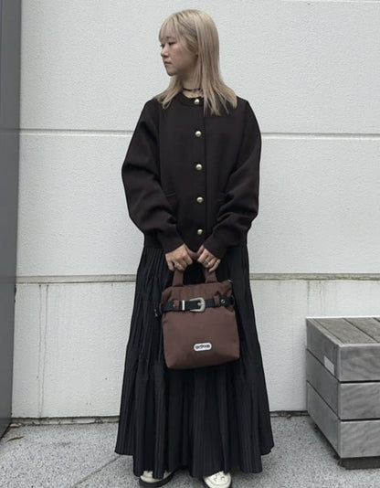 日本直送 25AW Gold Button Knit Cardigan - HLY &amp; CHOCCICO