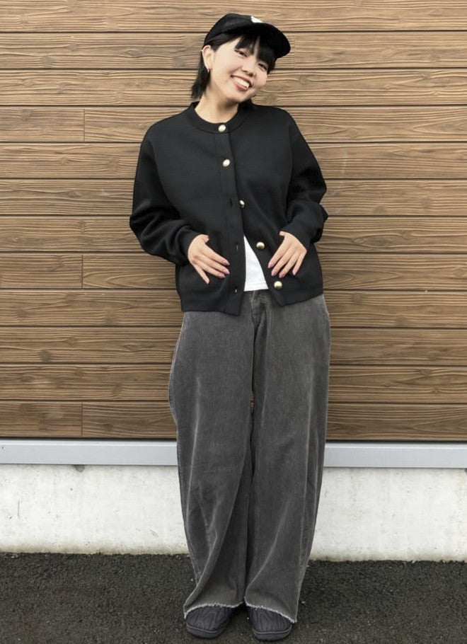 日本直送 25AW Gold Button Knit Cardigan - HLY &amp; CHOCCICO