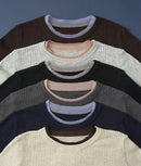 日本直送25AW Washable Color Scheme Layered Sheer Knit - HLY & CHOCCICO