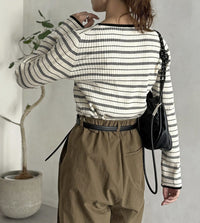 日本直送 U.S. POLO ASSN Crew Neck Ribbed Knit - HLY & CHOCCICO