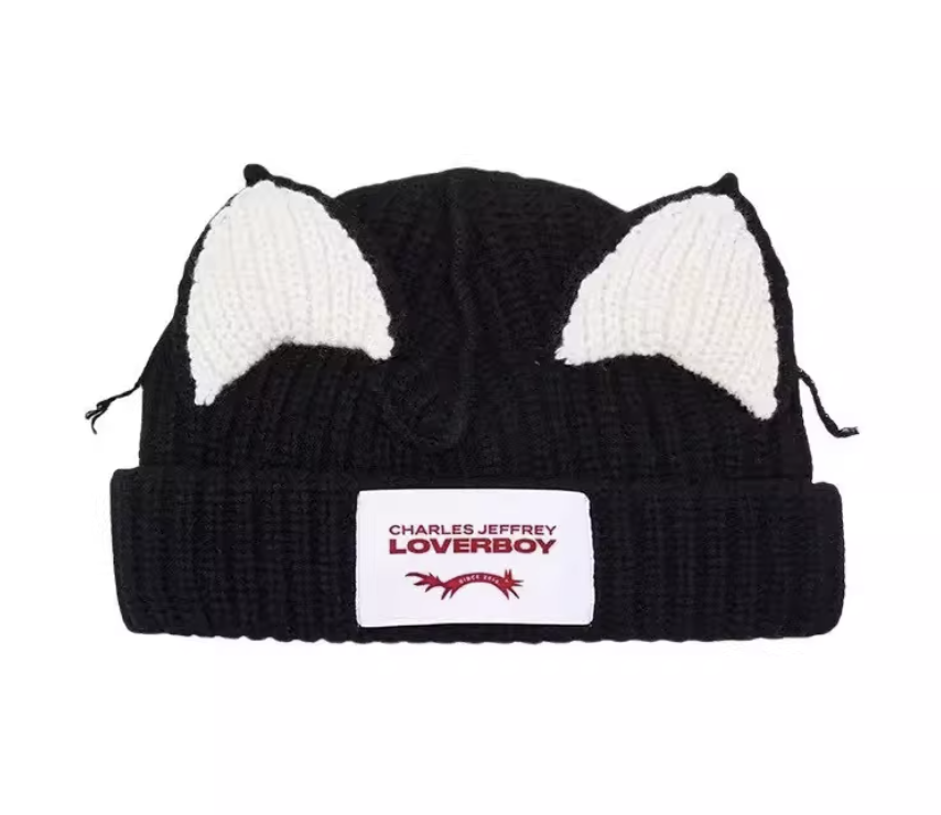 韓國直送Loverboy貓咪立體耳朵帽 - HLY &amp; CHOCCICO