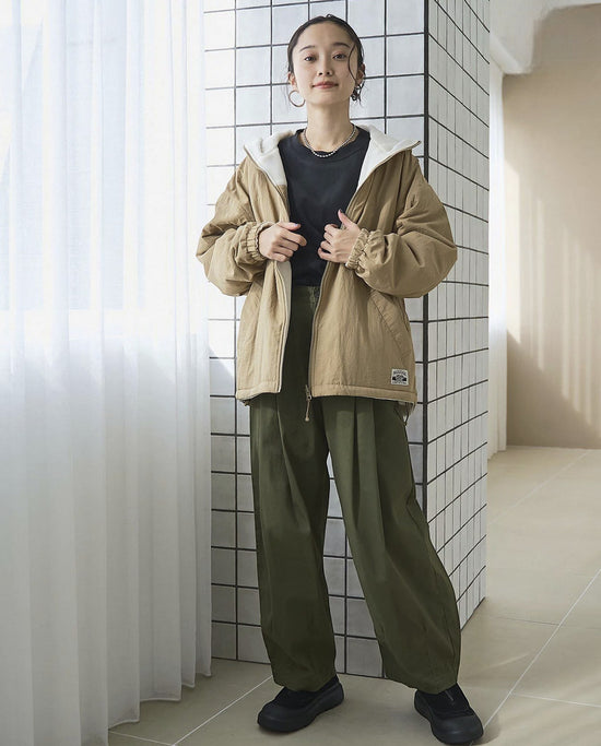 日本直送PARKNIK Reversible Hoodie Jacket