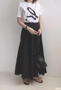 Agnes B Big Logo Tee N