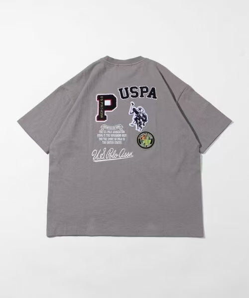 日本直送U.S. POLO ASSN x PUBLUX Patch Logo Embroidery Tee RK