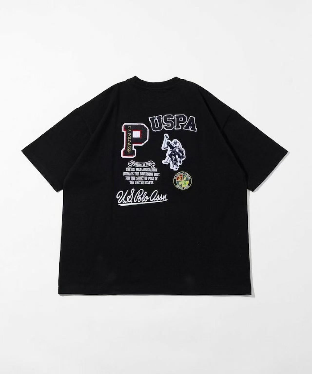 日本直送U.S. POLO ASSN x PUBLUX Patch Logo Embroidery Tee RK