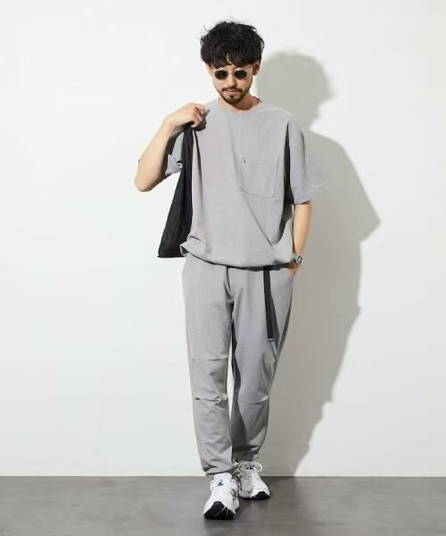 日本直送Summer Knit Relaxed Fit Waving Jogger Pants FS